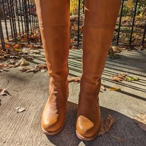 Adelante shoe company beautiful leather heeled boots